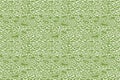 Seamless abstract green pattern with organic, irregular shapes creating a natural texture